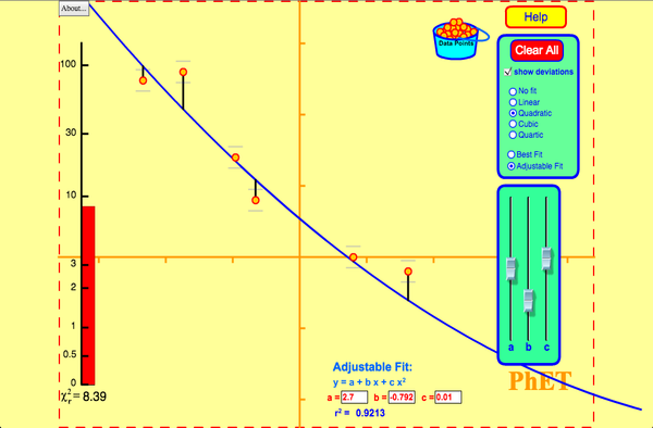 Curve Fitting Screenshot