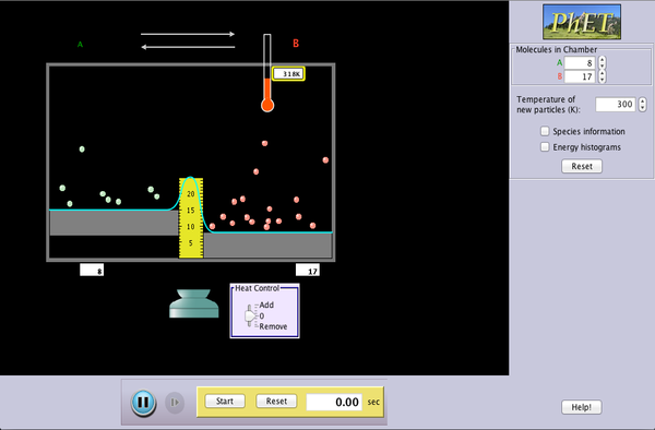 Reversible Reactions Screenshot