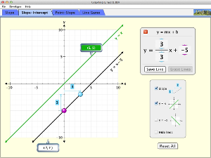 Graphing Lines Screenshot